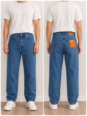 Levi's Orange Tab 550 Jeans 38x32 Made in Canada Vintage 90s Relaxed Fit NWT